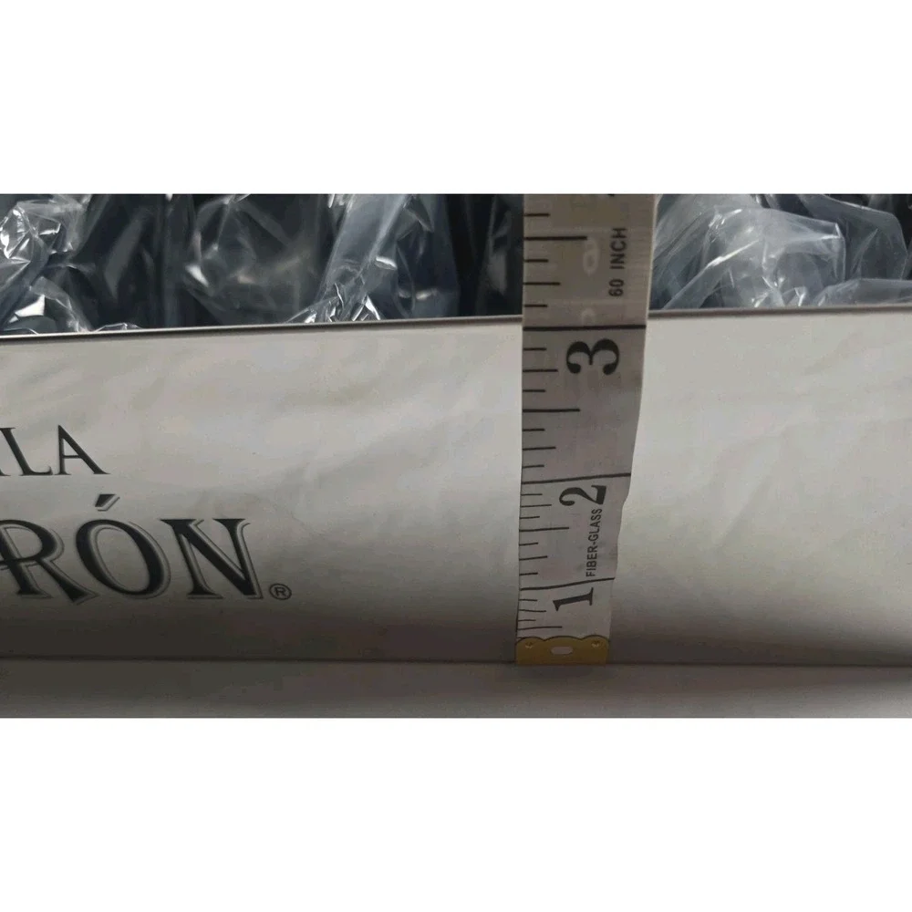 Patro'n Tequila Bar Caddy 6 Compartment Stainless Roll Top Cover New